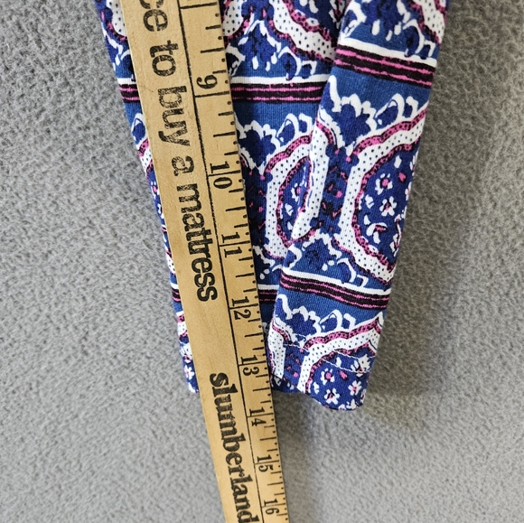 Moulinette Soeurs Ruched Column Dress Size XL Blue Medallion Motif Anthropologie - Picture 4 of 10